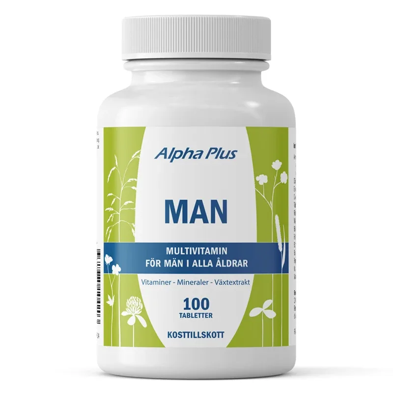 Alpha Plus Man 100 st från Alpha Plus – köp hos Apotek Hjärtat