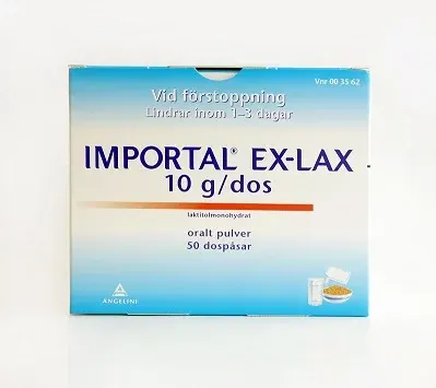 Importal Ex-Lax oralt pulver 10 g 50 st från Importal – köp hos Apotek Hjärtat