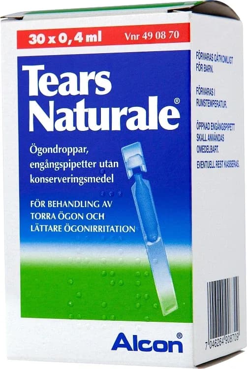 Tears Naturale ögondroppar endosbehållare 30 x 0,4 ml från Tears – köp hos Apotek Hjärtat