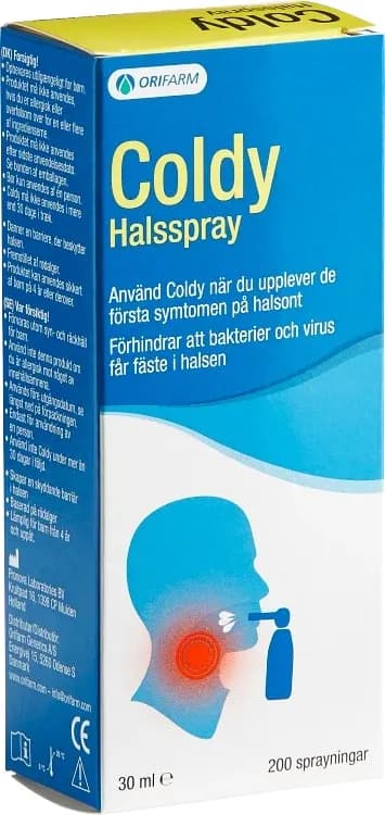 Coldy halsspray 30 ml från Coldy – köp hos Apotek Hjärtat