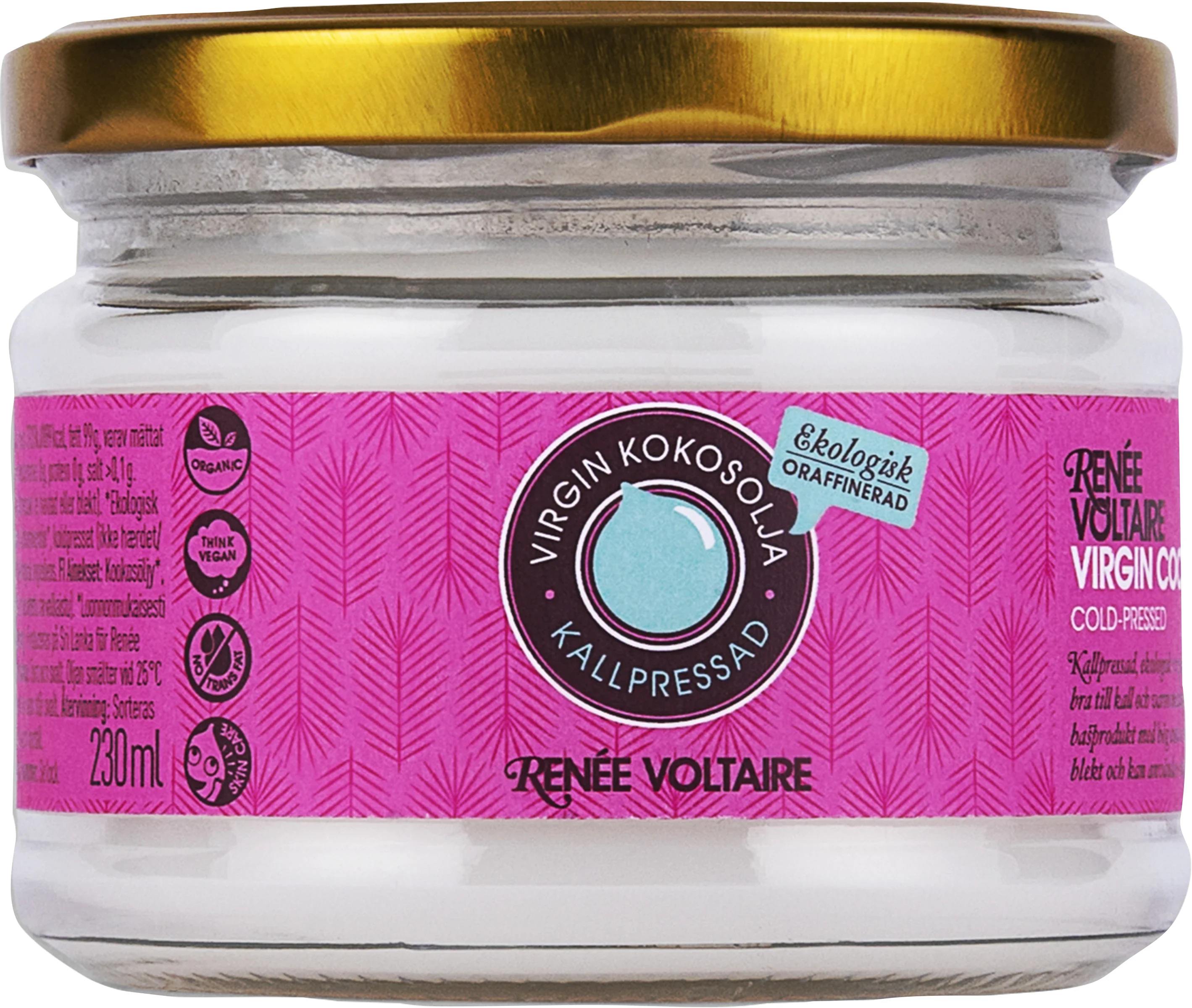 Renée Voltaire Virgin Kokosolja 230 ml från Renée Voltaire – köp hos Apotek Hjärtat