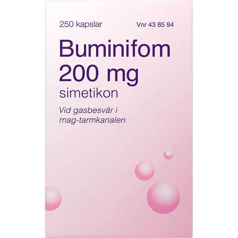 Buminifom 200 mg 250 kapslar från Buminifom – köp hos Apotek Hjärtat