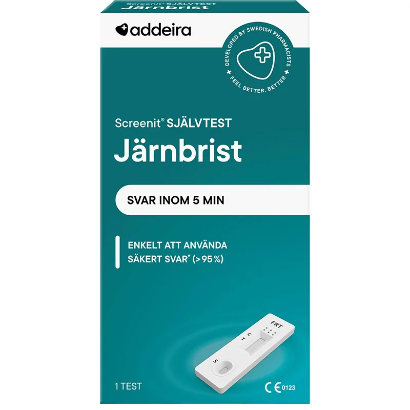 Addeira Screenit självtest Järn 1st från Addeira – köp hos Apotek Hjärtat