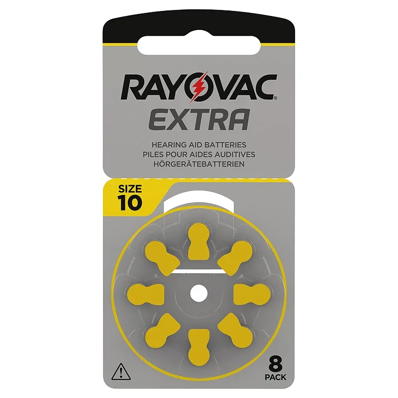 Rayovac Extra Hörapparatsbatterier 10 Gul 8st från Rayovac – köp hos Apotek Hjärtat