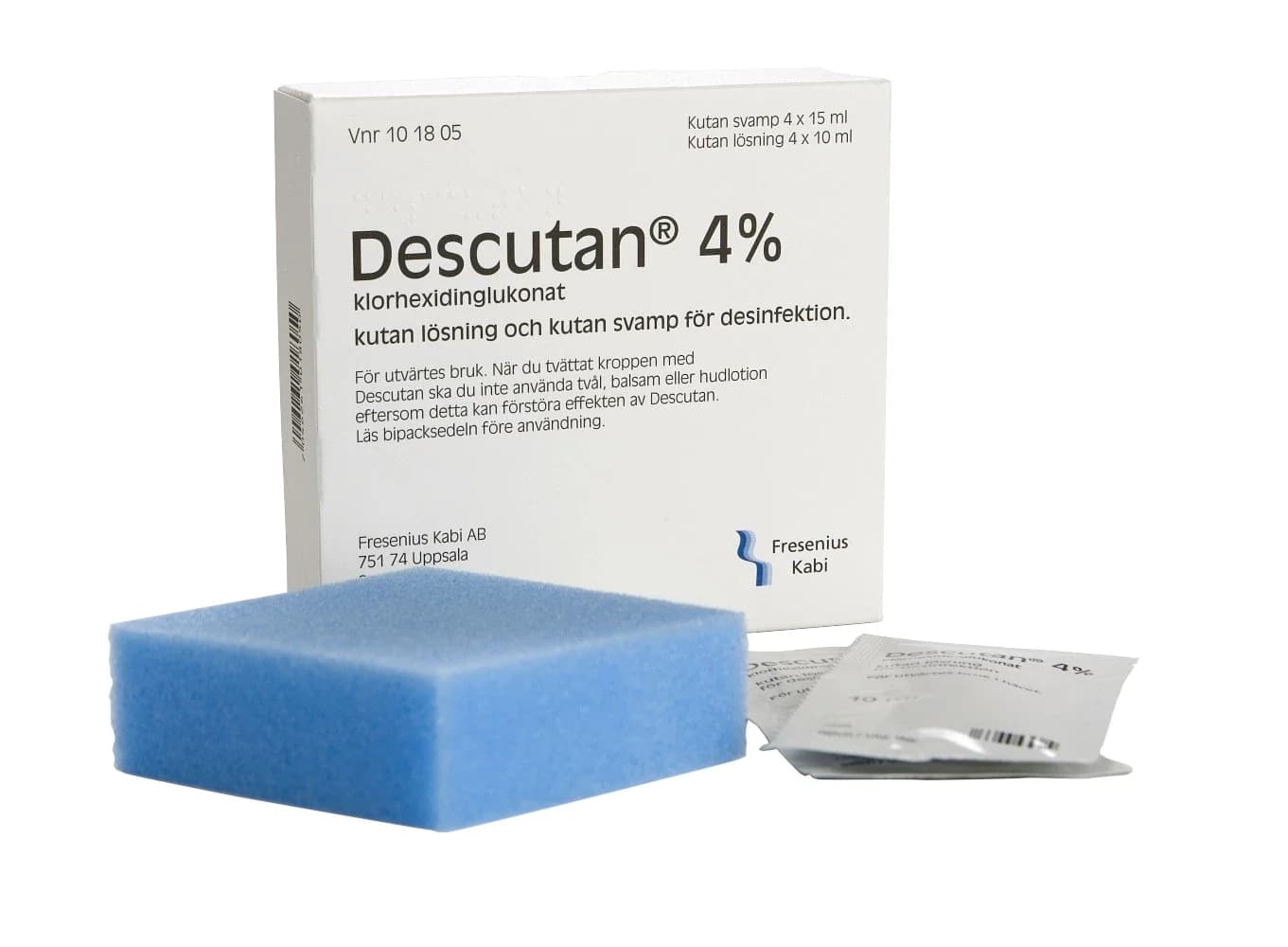 Descutan kutan lösning och medicinerad svamp 4 % 4x10 ml + 4x15 ml från Descutan – köp hos Apotek Hjärtat