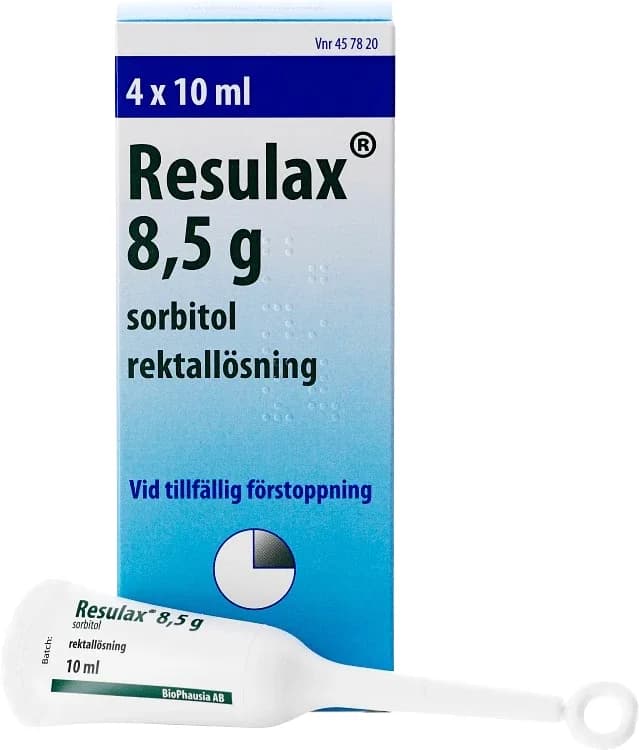 Resulax rektallösning 8,5 g 4 st från Resulax – köp hos Apotek Hjärtat