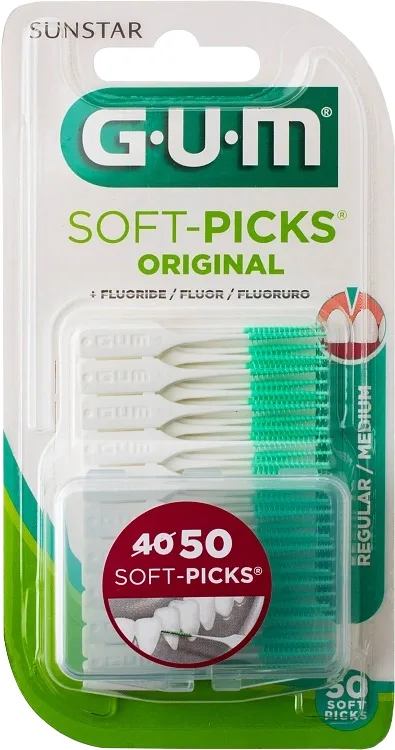 GUM Soft-Picks Original Regular/Medium 50 st från GUM – köp hos Apotek Hjärtat