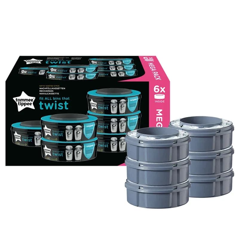 Tommee Tippee Sangenic Twist & Click Refill 6-pack från Tommee Tippee – köp hos Apotek Hjärtat