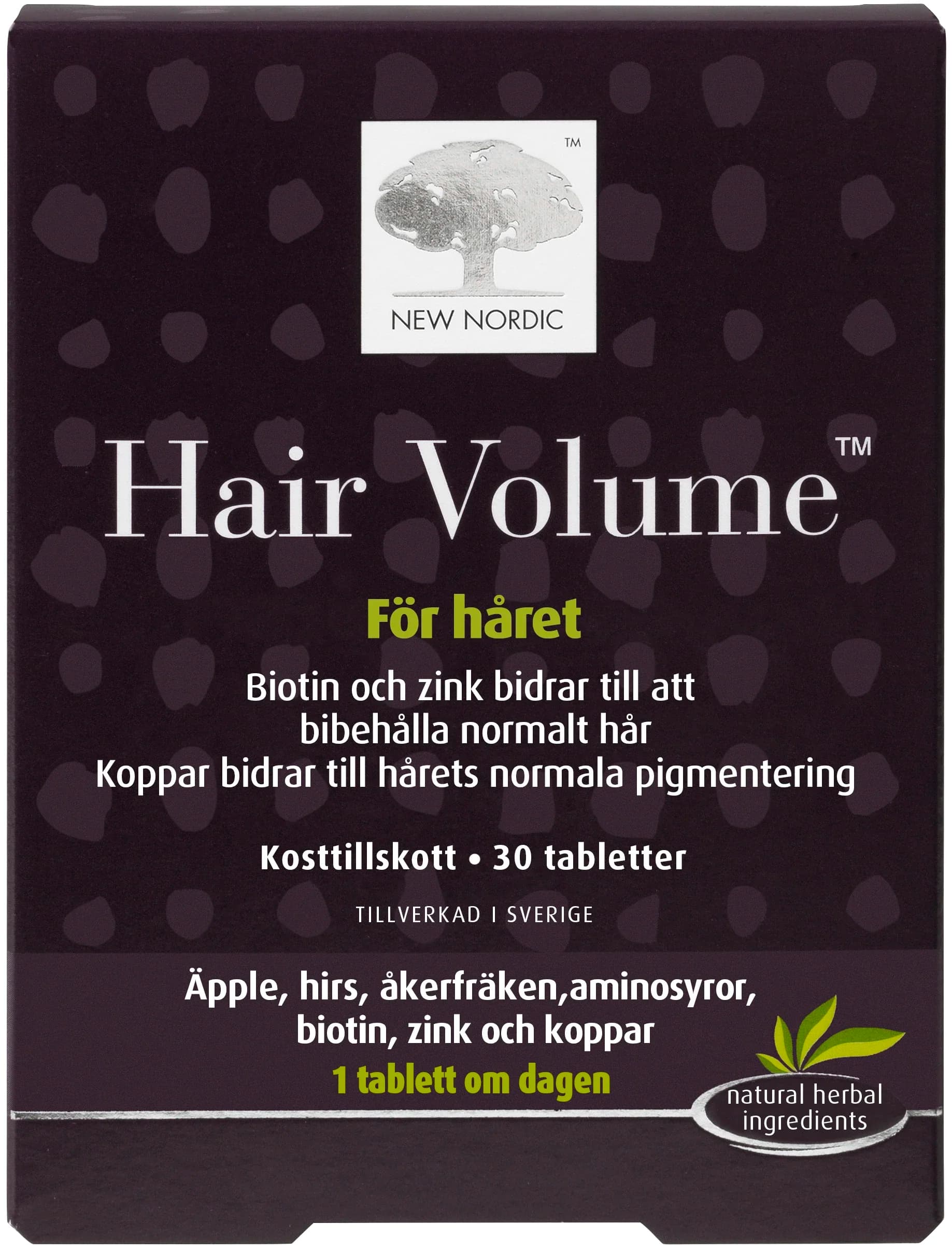 New Nordic Hair Volume Kosttillskott 30 st från New Nordic – köp hos Apotek Hjärtat