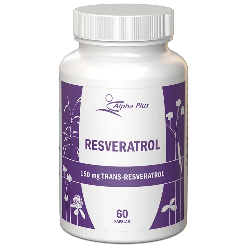Alpha Plus Resveratrol 60 kapslar – från Alpha Plus – 227 kr – hos Apotek Hjärtat