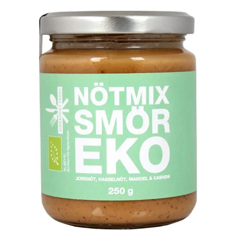Superfruit Foods Nötmix Smör EKO 250 g från Superfruit – köp hos Apotek Hjärtat