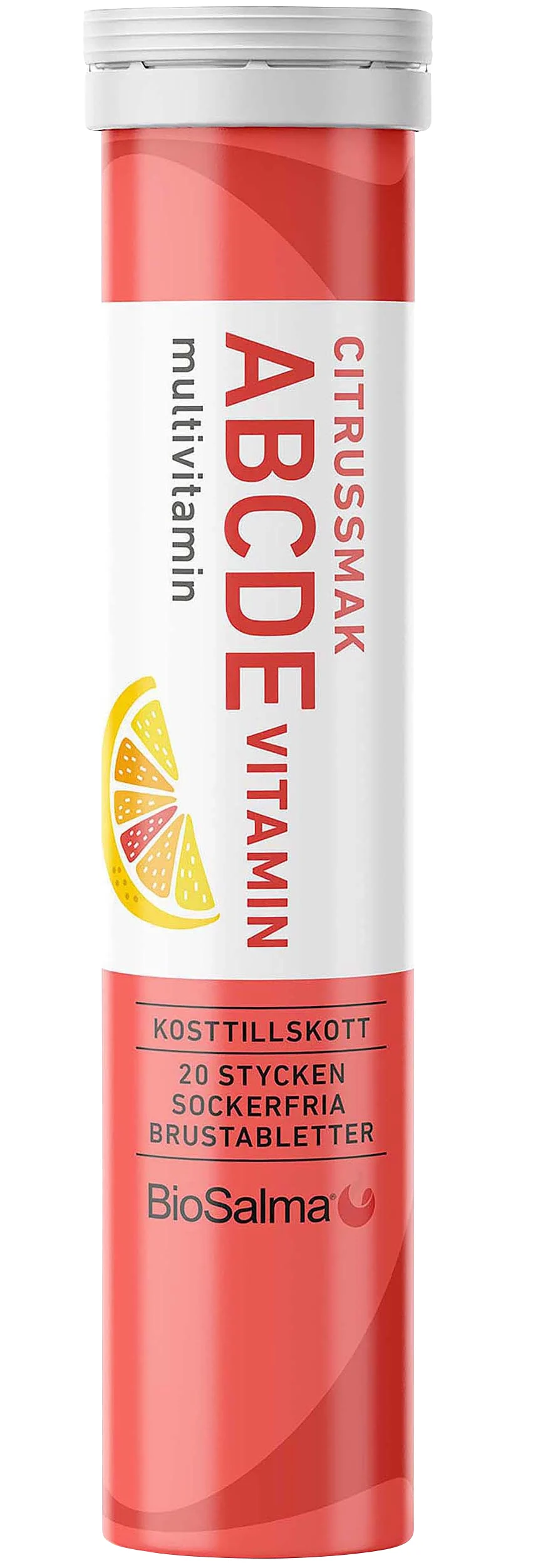 BioSalma ABCDE-multivitamin Citrus 20 brustabletter från BioSalma – köp hos Apotek Hjärtat