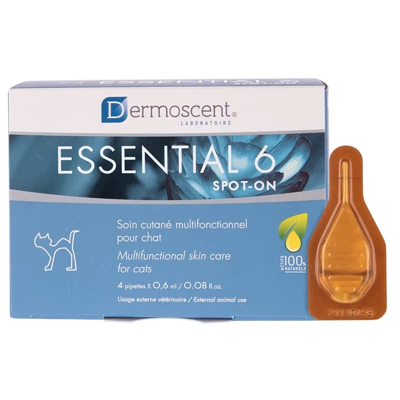 Dermoscent Essential 6® Spot-on för katter 0-10 kg 4 x 0,6 ml från Dermoscent – köp hos Apotek Hjärtat