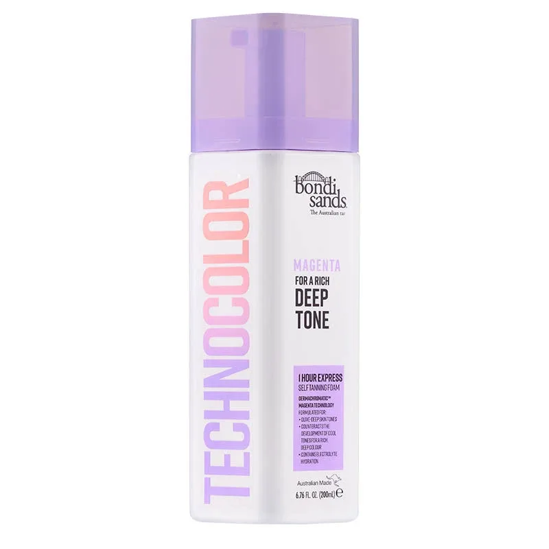 Bondi Sands Technocolor 1 Hour Express Self Tanning Foam Magenta (Deep Tone) 200 ml från Bondi Sands – köp hos Apotek Hjärtat