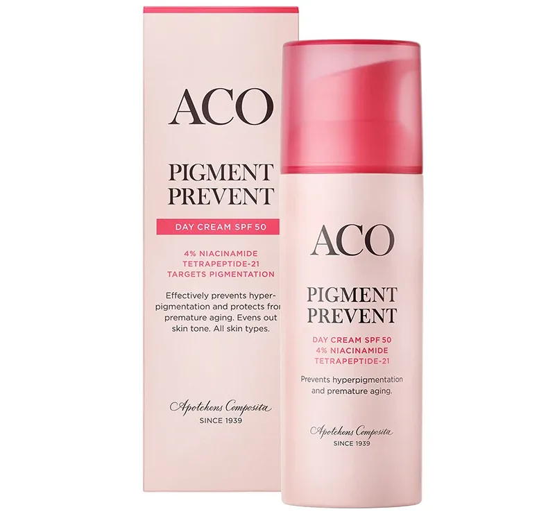 ACO Face Pigment Prevent Day Cream SPF 50, 50 ml – från ACO – 225 kr – hos Apotek Hjärtat