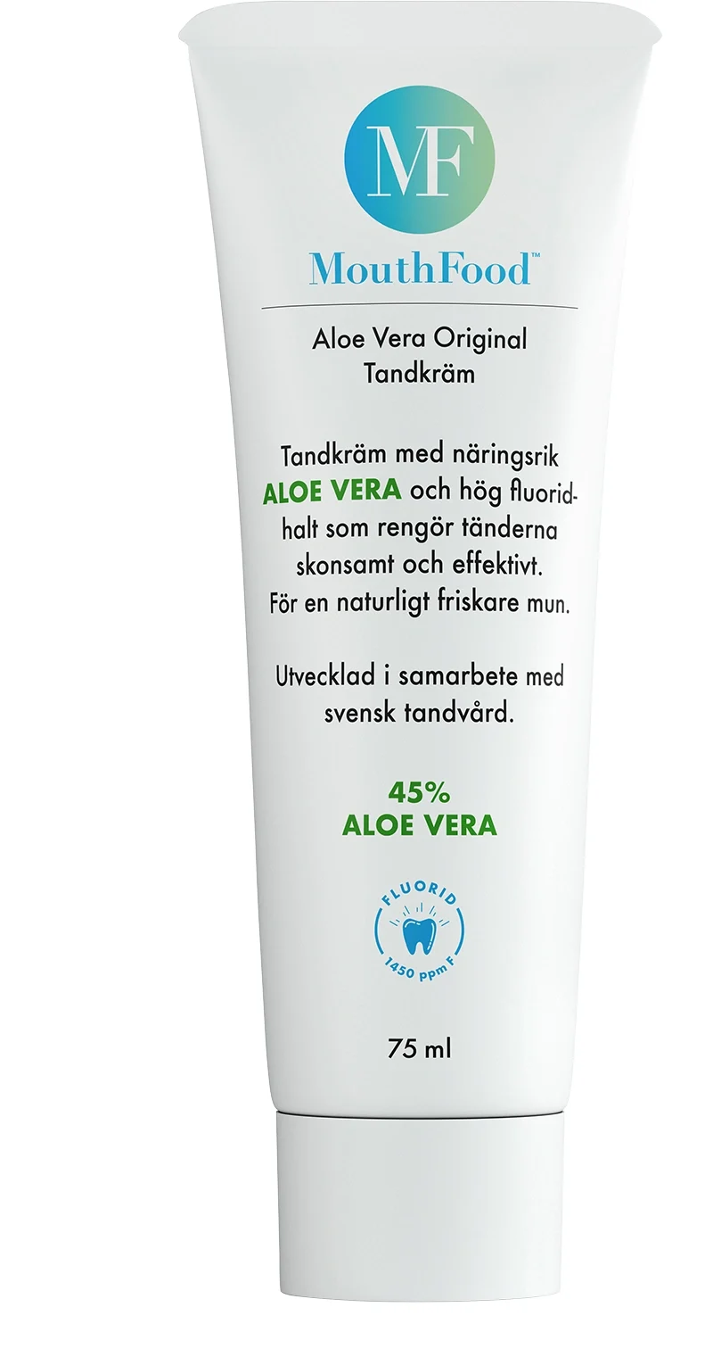 MouthFood Aloe Vera Tandkräm 75 ml från MouthFood – köp hos Apotek Hjärtat