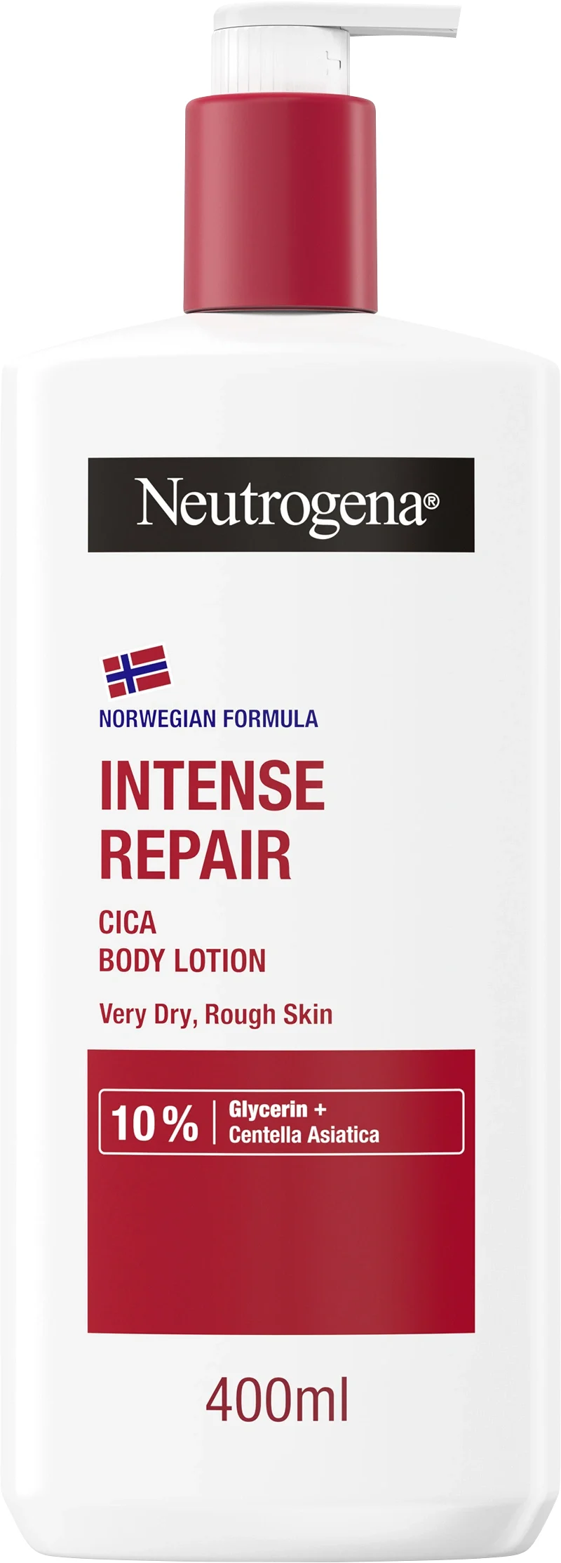 Neutrogena Norwegian Formula Intense Repair CICA Body Lotion 400 ml från Neutrogena – köp hos Apotek Hjärtat
