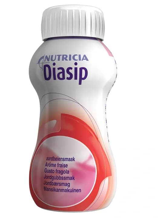 Diasip jordgubb 4 x 200 ml från Diasip – köp hos Apotek Hjärtat