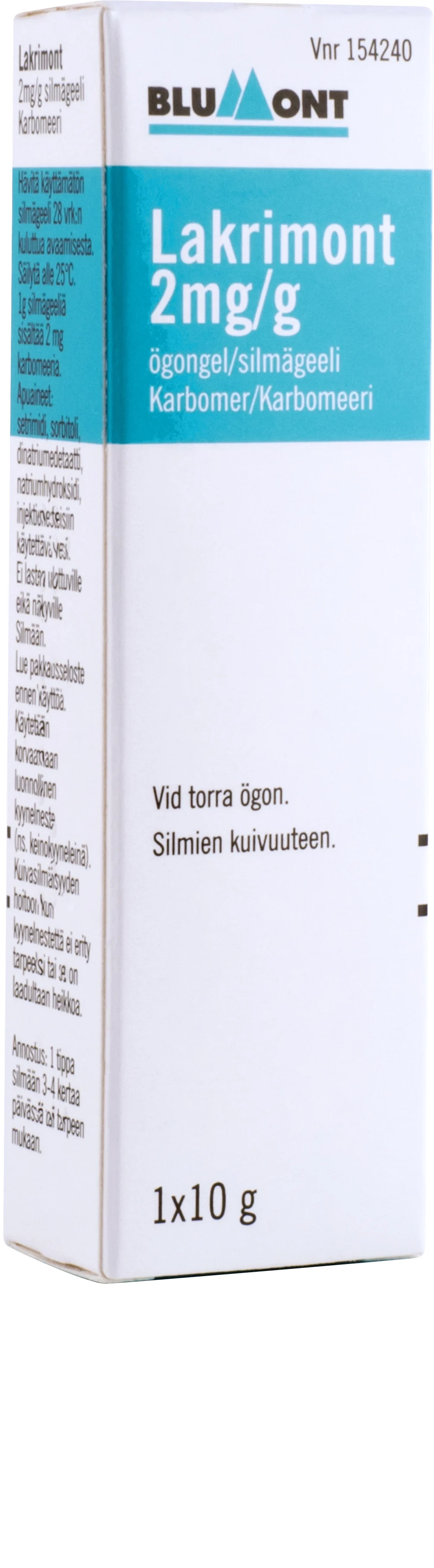 Lakrimont ögongel 2 mg/g 10 g från Lakrimont – köp hos Apotek Hjärtat