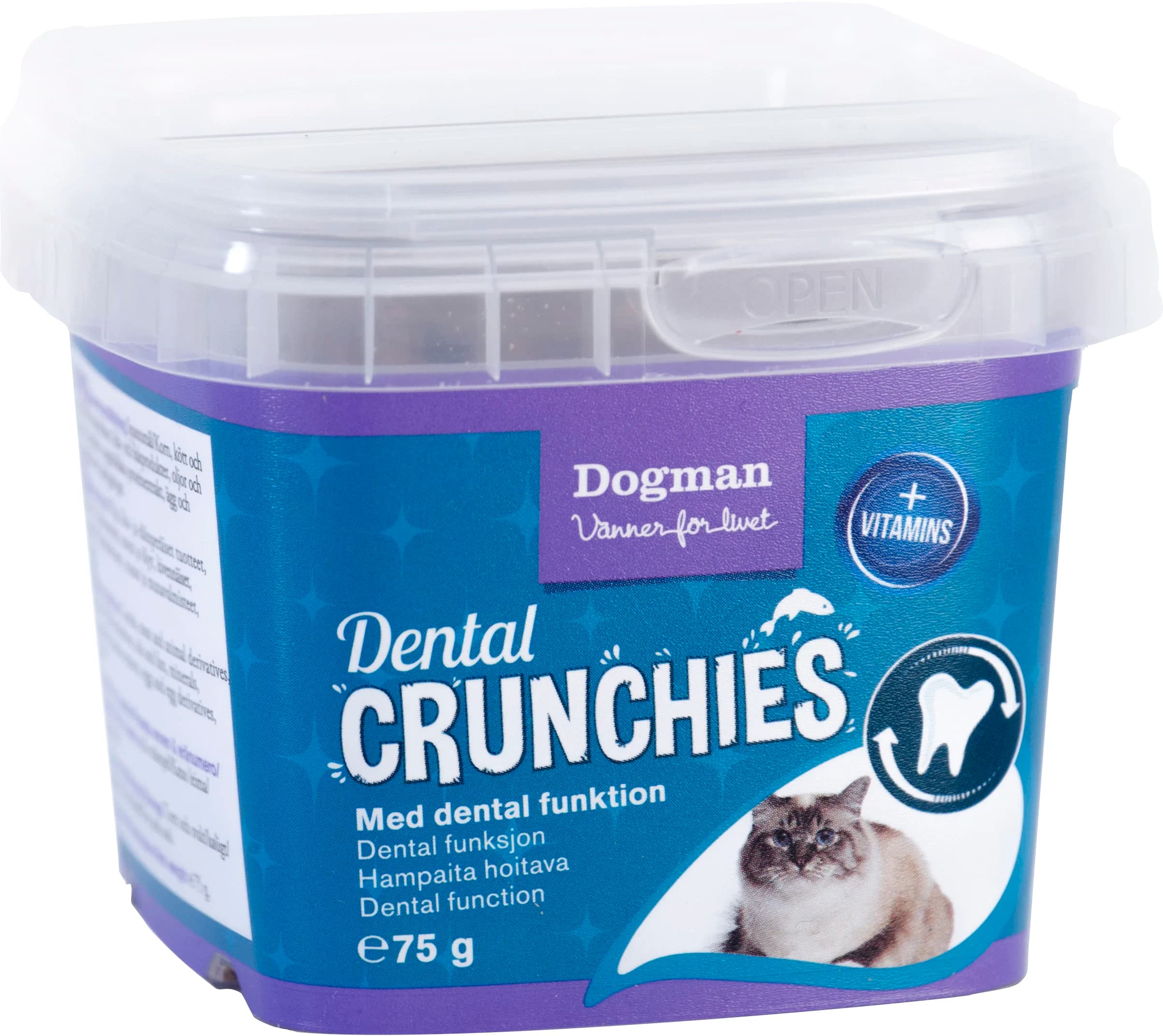Dogman Crunchies Dental 75 g från Dogman – köp hos Apotek Hjärtat