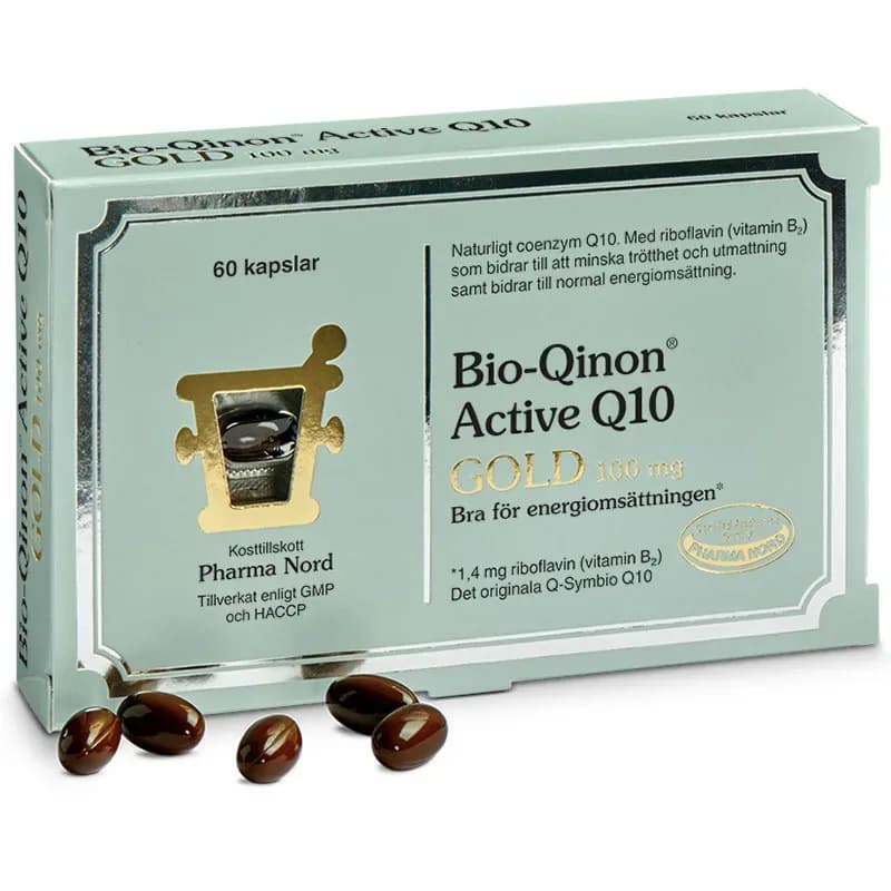 Pharma Nord Bio-Qinon Active Q10 Gold 100mg kapsel 60 st från Pharma Nord – köp hos Apotek Hjärtat