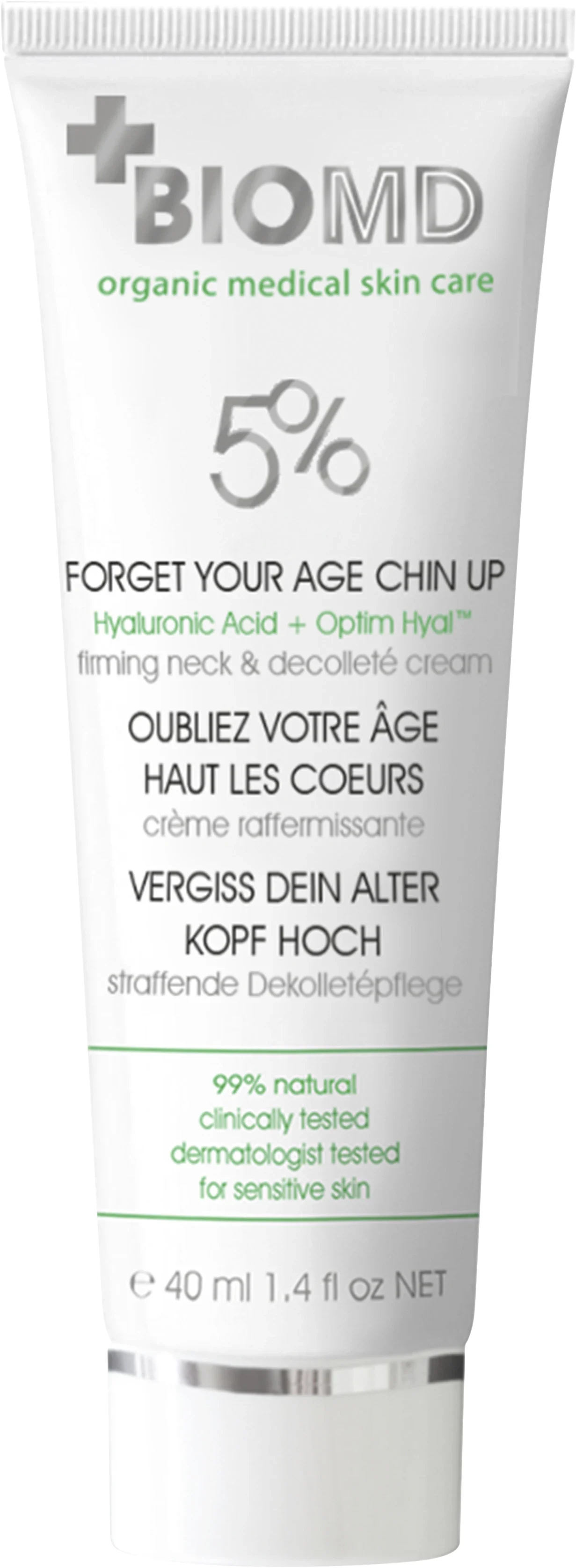 BioMD Forget Your Age Chin Up Creme 40 ml från BioMD – köp hos Apotek Hjärtat