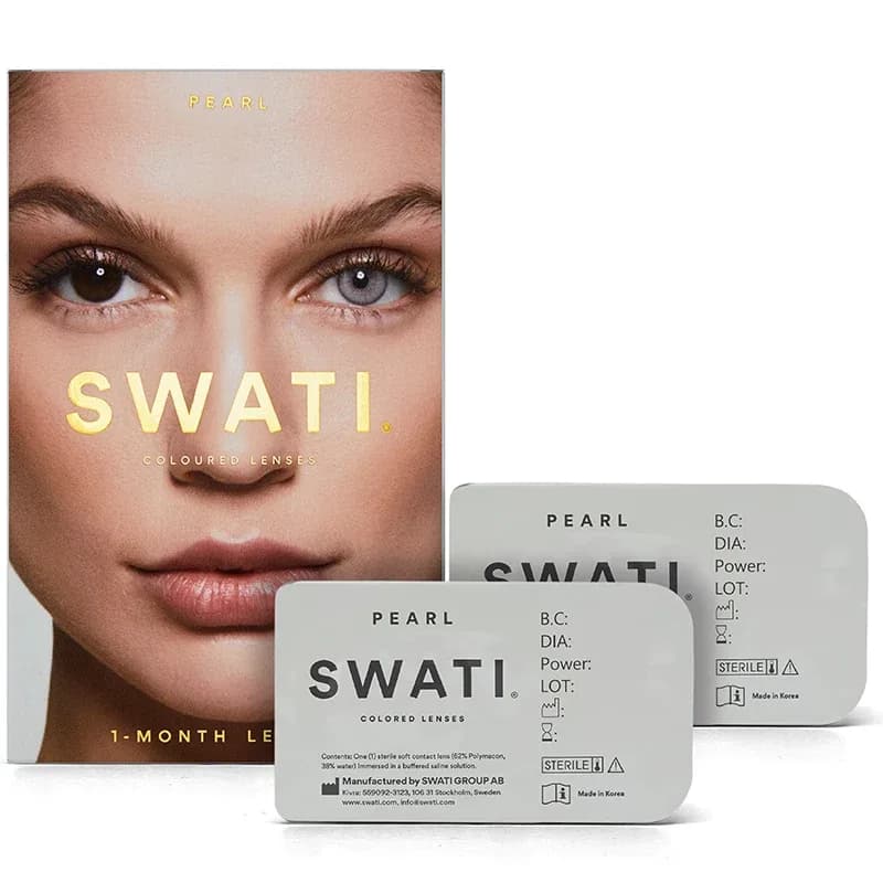 SWATI Cosmetics 1 Month Pearl färgade linser från Swati – köp hos Apotek Hjärtat