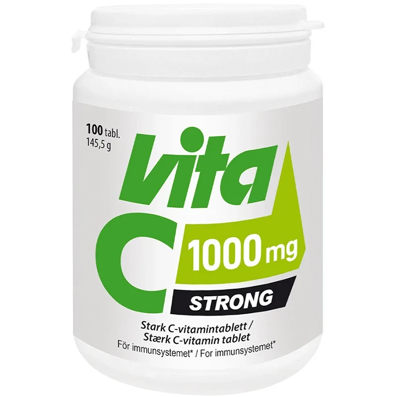 Vita-C Strong 1000 mg 100 tabletter från Vita-C – köp hos Apotek Hjärtat