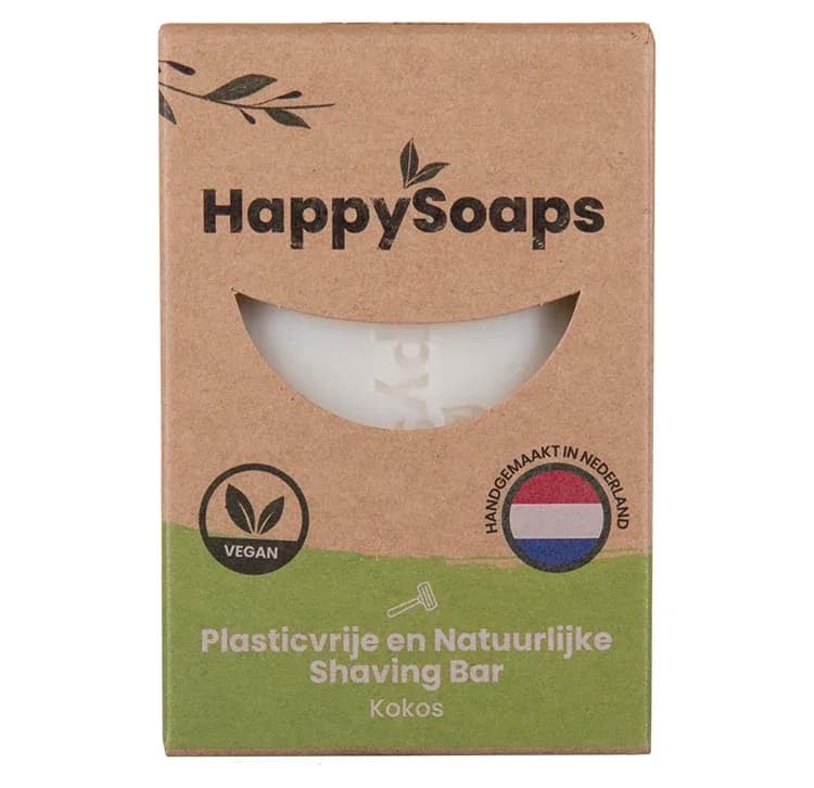 HappySoaps Shaving Bar Coconut 80 g från HappySoaps – köp hos Apotek Hjärtat