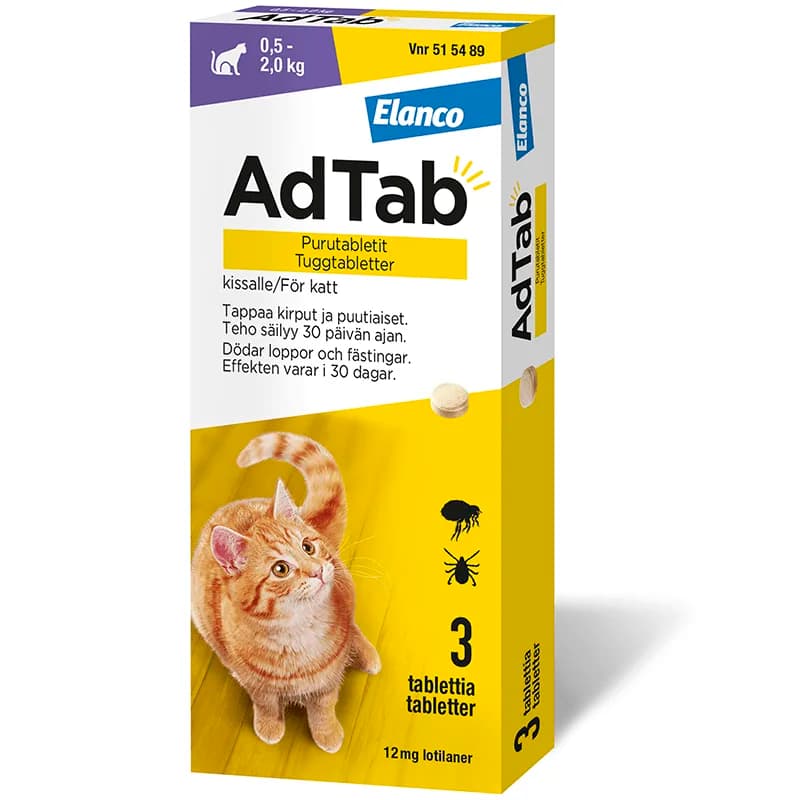 AdTab Tuggtablett 12mg Blister, 3tabletter från AdTab – köp hos Apotek Hjärtat