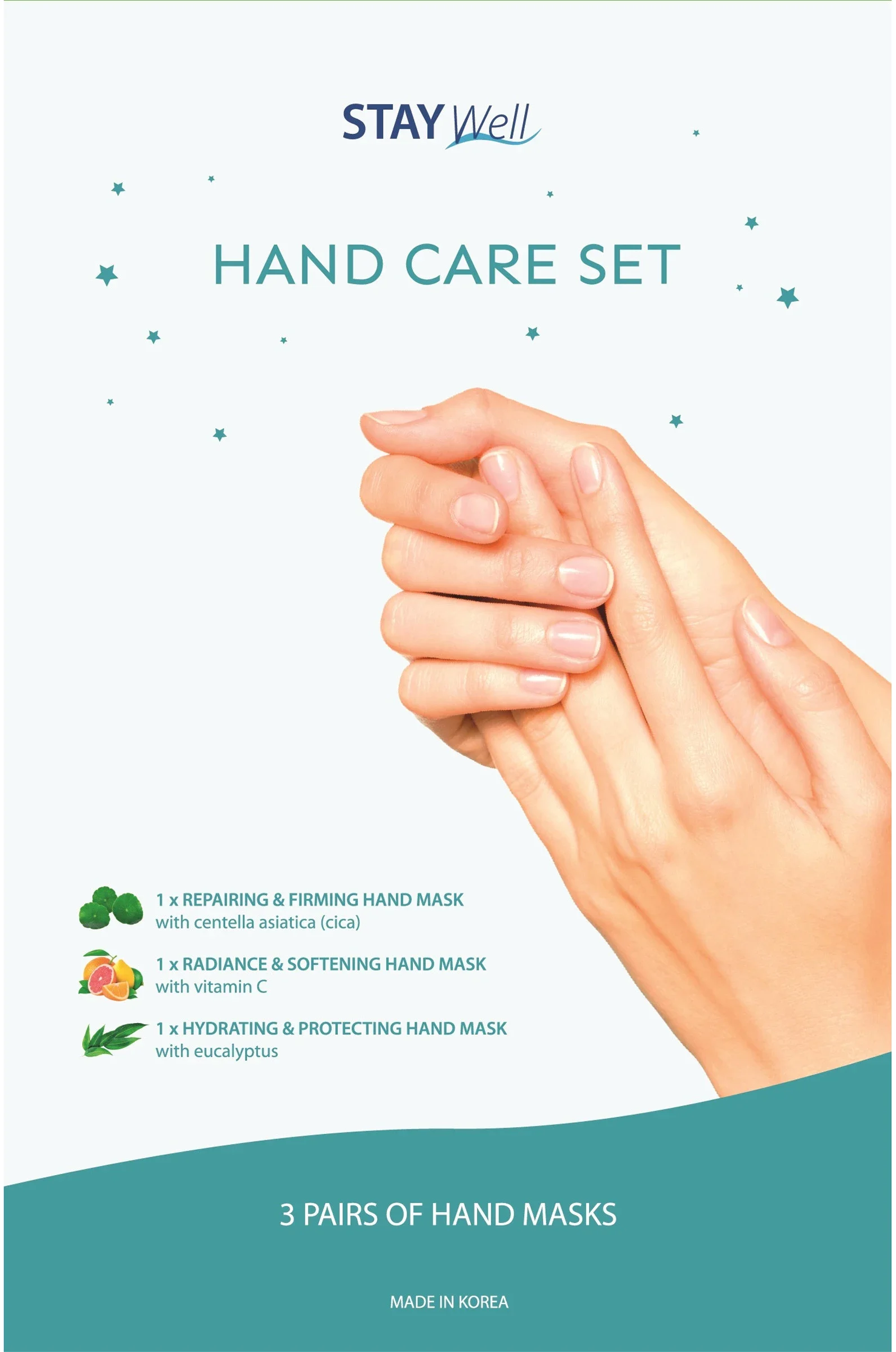 Stay Well Hand Care 3 Masks från Stay Well – köp hos Apotek Hjärtat