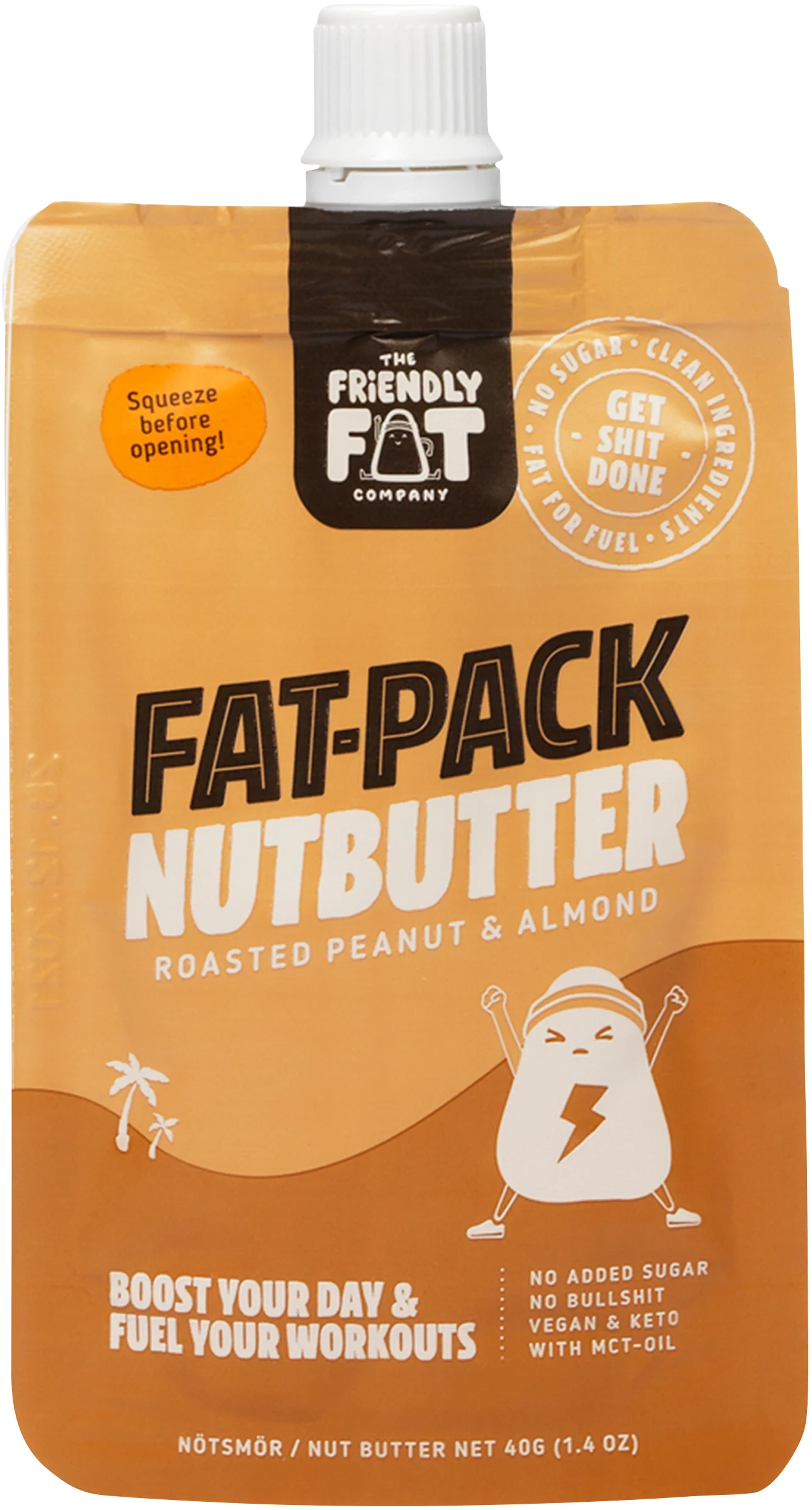 The Friendly Fat Company Fat-Pack Nutbutter 40 g från The friendly fat company – köp hos Apotek Hjärtat