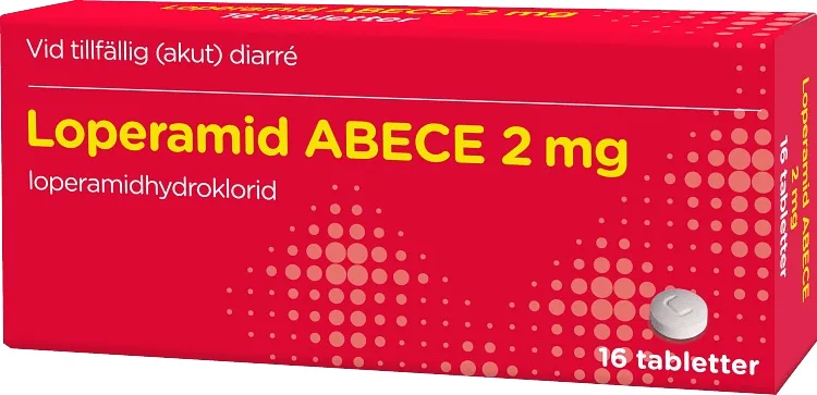 Loperamid ABECE Tablett 2 mg 16 st från ABECE – köp hos Apotek Hjärtat