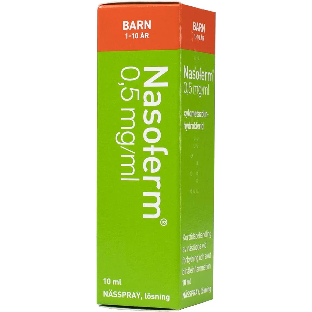 Nasoferm nässpray 0,5 mg/ml 10 ml från Nasoferm – köp hos Apotek Hjärtat
