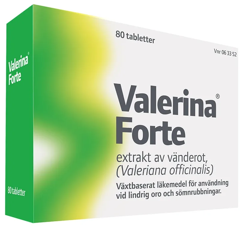 Valerina Forte Filmdragerad tablett Blister 80 st från Valerina – köp hos Apotek Hjärtat