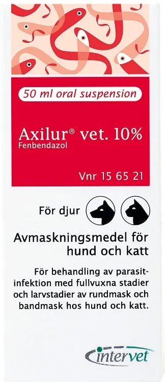 Axilur vet. oral suspension för hund och katt 10 % 50 ml från Axilur – köp hos Apotek Hjärtat