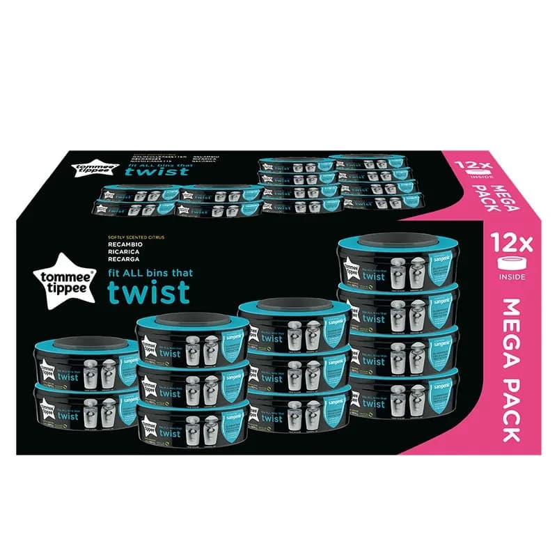 Tommee Tippee Sangenic Twist & Click Refill 12-pack från Tommee Tippee – köp hos Apotek Hjärtat