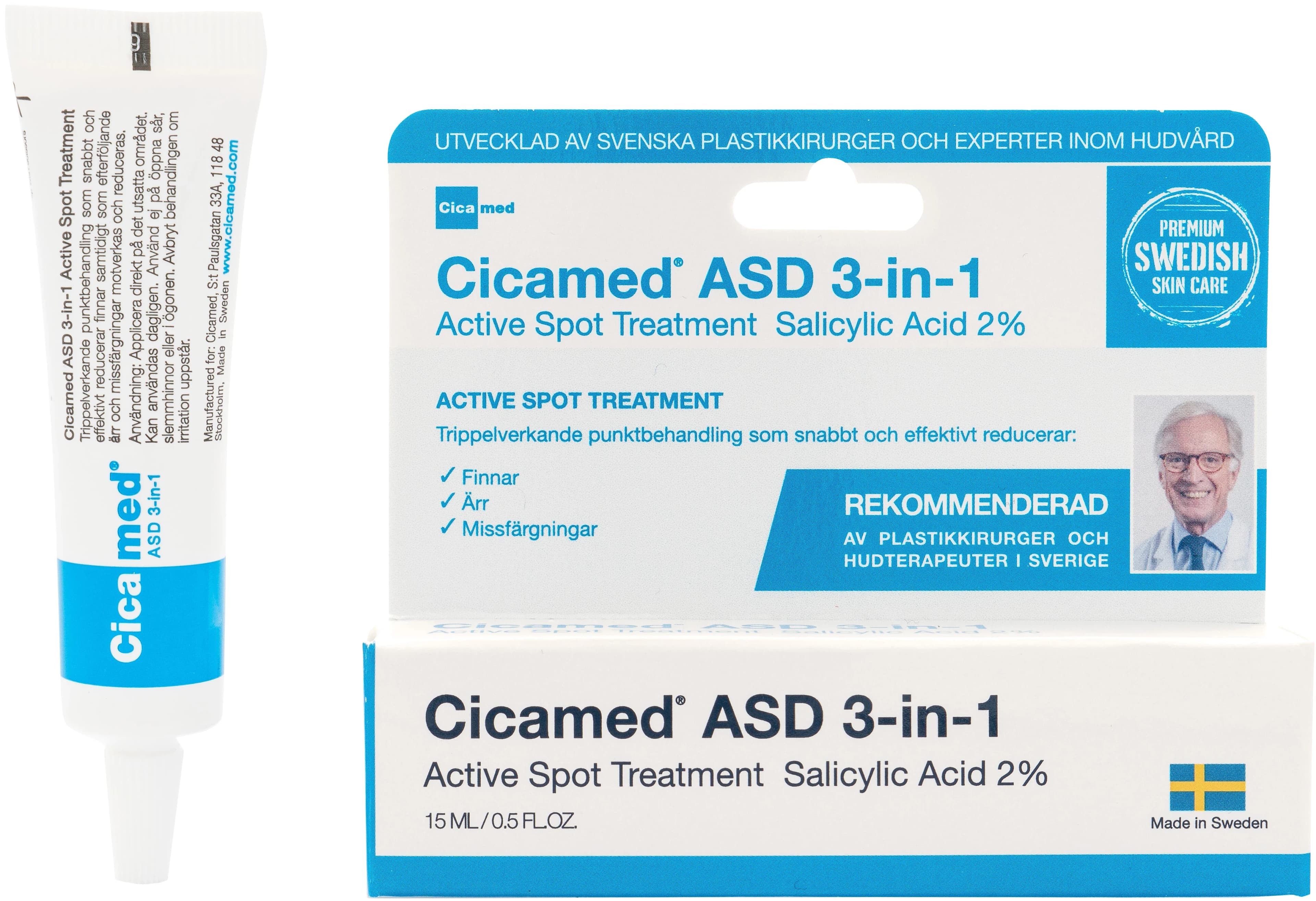 Cicamed Medical Science ASD 3-In-1 Active Spot Treatment 15 ml från Cicamed – köp hos Apotek Hjärtat