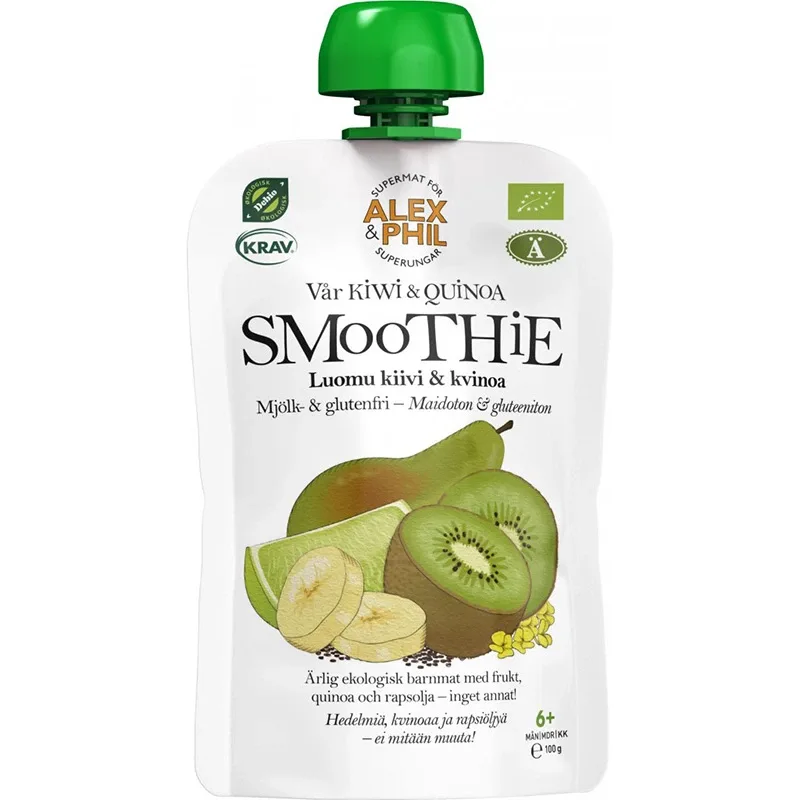 Alex & Phil Vår Kiwi- & Quinoasmoothie 100 g från Alex & Phil – köp hos Apotek Hjärtat