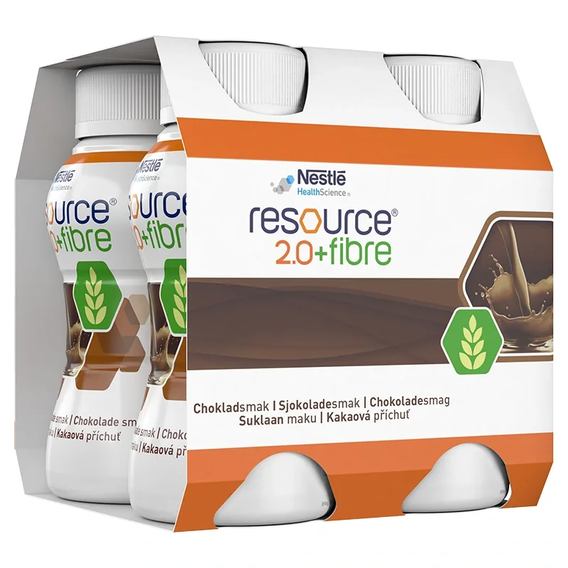 Resource 2.0 + Fibre Choklad 4x200 ml från Resource – köp hos Apotek Hjärtat