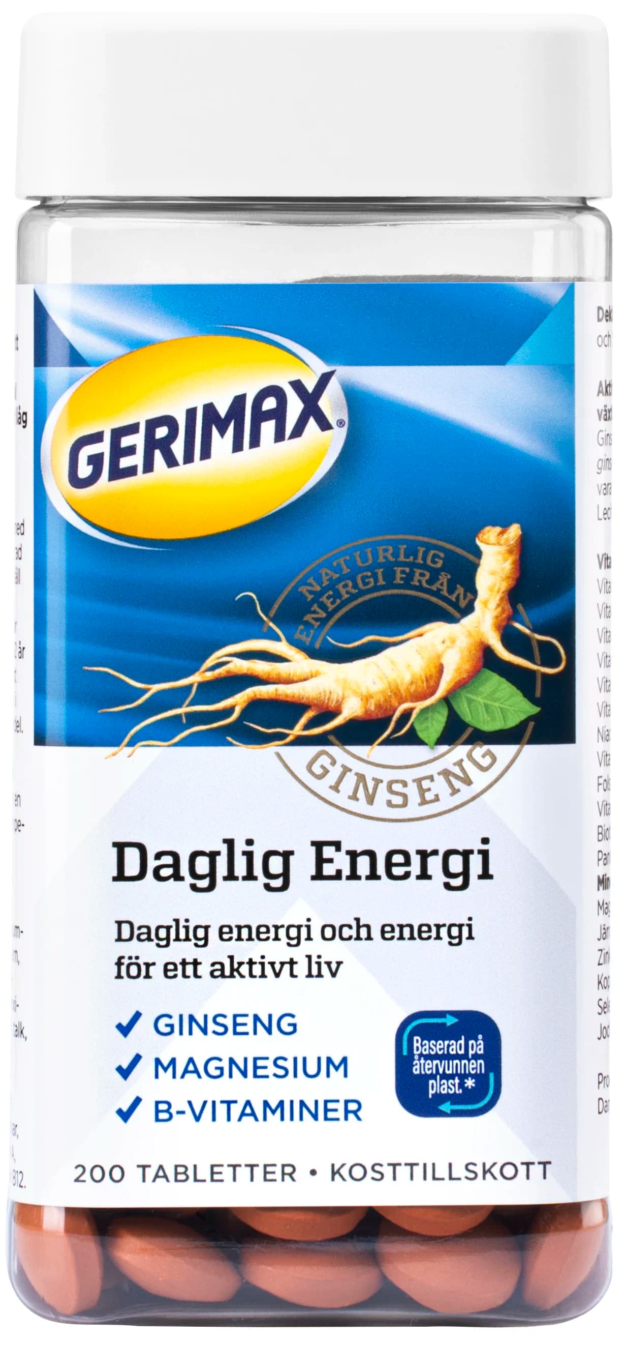 Gerimax Daglig Energi 200 st från Gerimax – köp hos Apotek Hjärtat