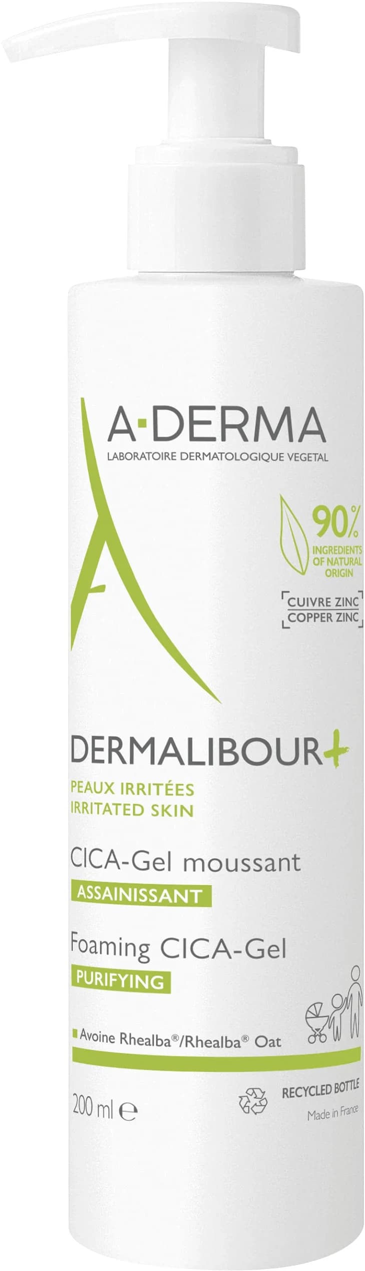 A-Derma Dermalibour+ Cica Foaming Gel 200 ml från A-derma – köp hos Apotek Hjärtat