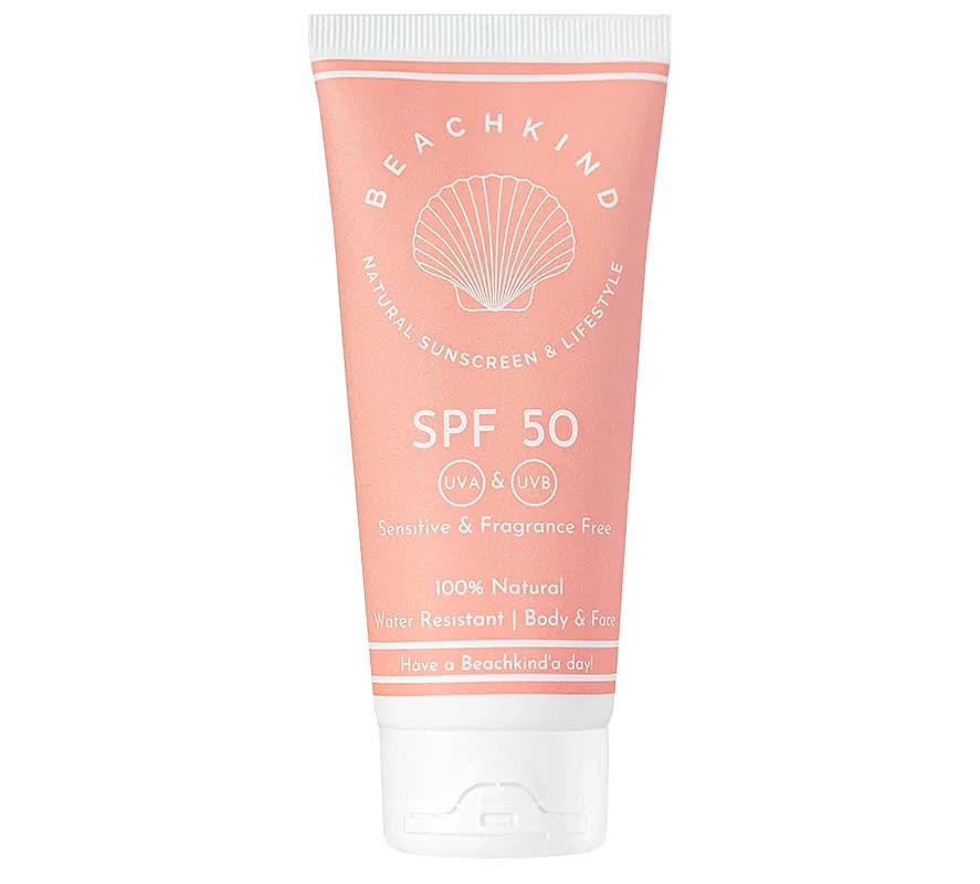 Beachkind Natural Sunscreen Sensitive Fragrance Free SPF 50, 100 ml från Beachkind – köp hos Apotek Hjärtat