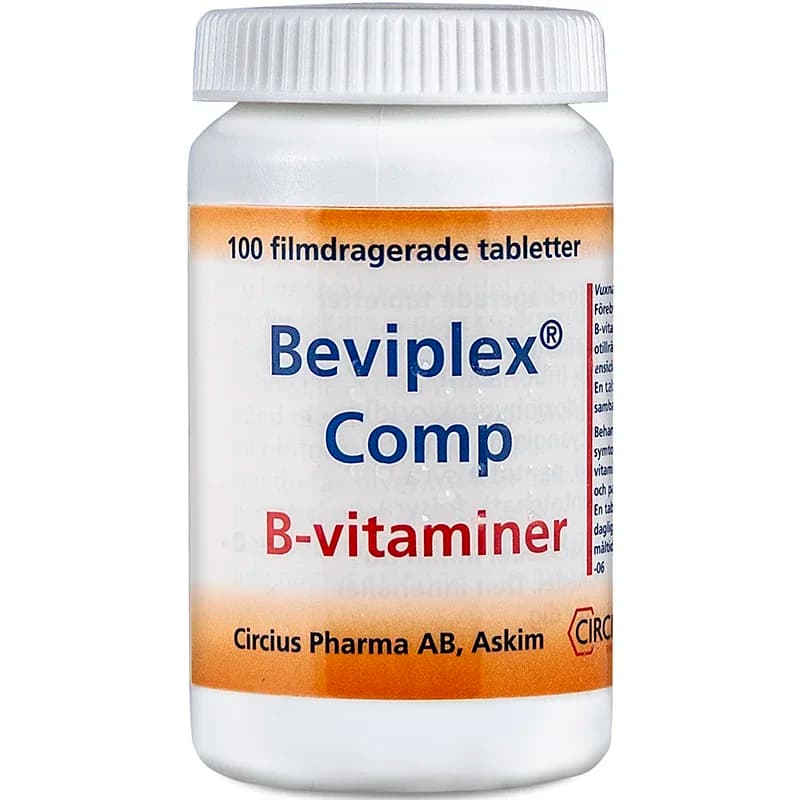Beviplex Comp filmdragerad tablett 100 st från Beviplex – köp hos Apotek Hjärtat
