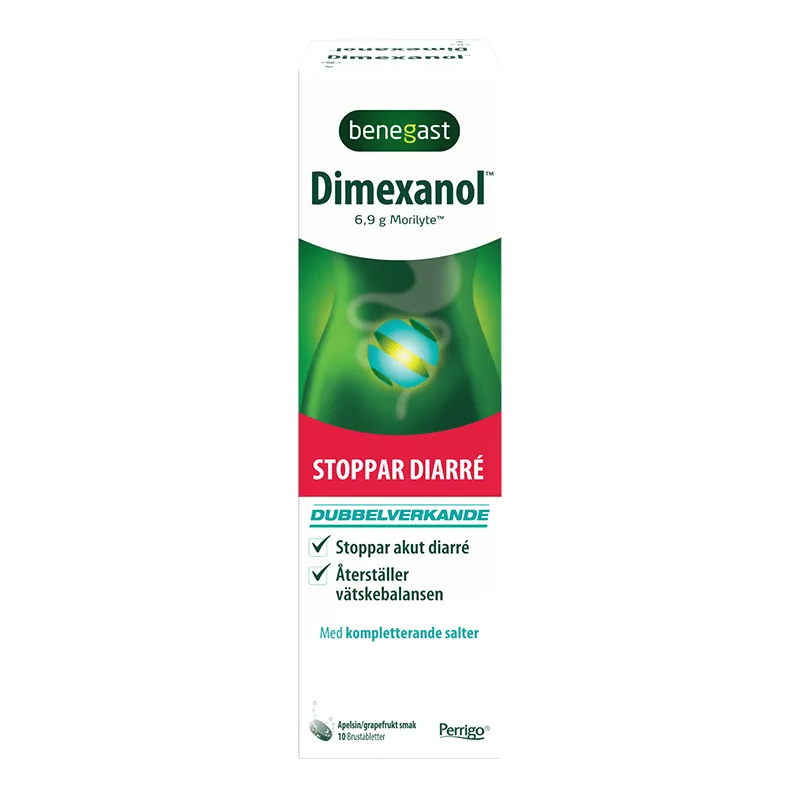 Dimexanol Brustablett 10 st från Dimexanol – köp hos Apotek Hjärtat