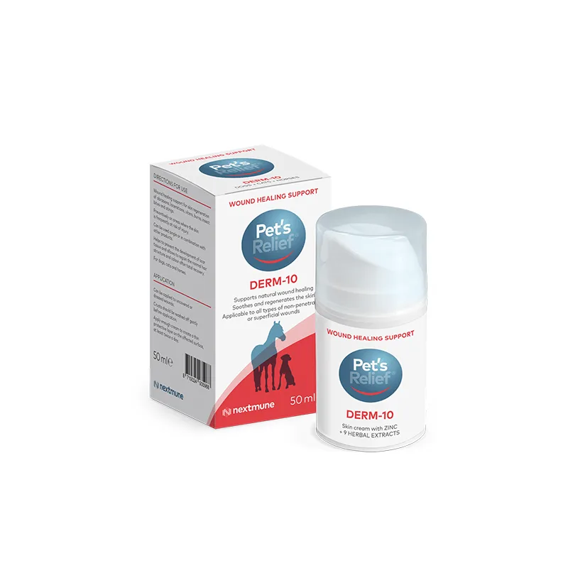 Pet's Relief Derm-10 Sårläkningskräm 50 ml från Pets relief – köp hos Apotek Hjärtat