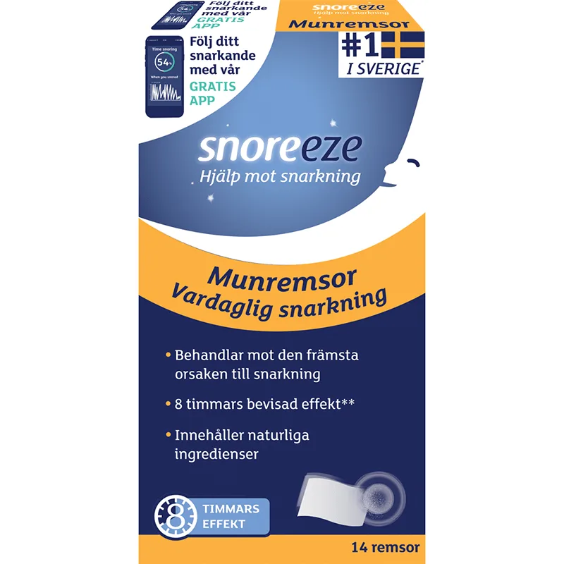 Snoreeze Munremsor 14 st från Snoreeze – köp hos Apotek Hjärtat