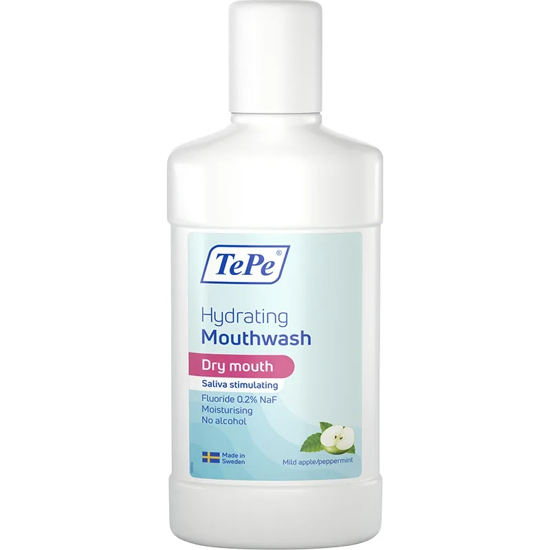 TePe Hydrating Mouth Wash Dry Mouth Mild Ap/Pep 500 ml från TePe – köp hos Apotek Hjärtat