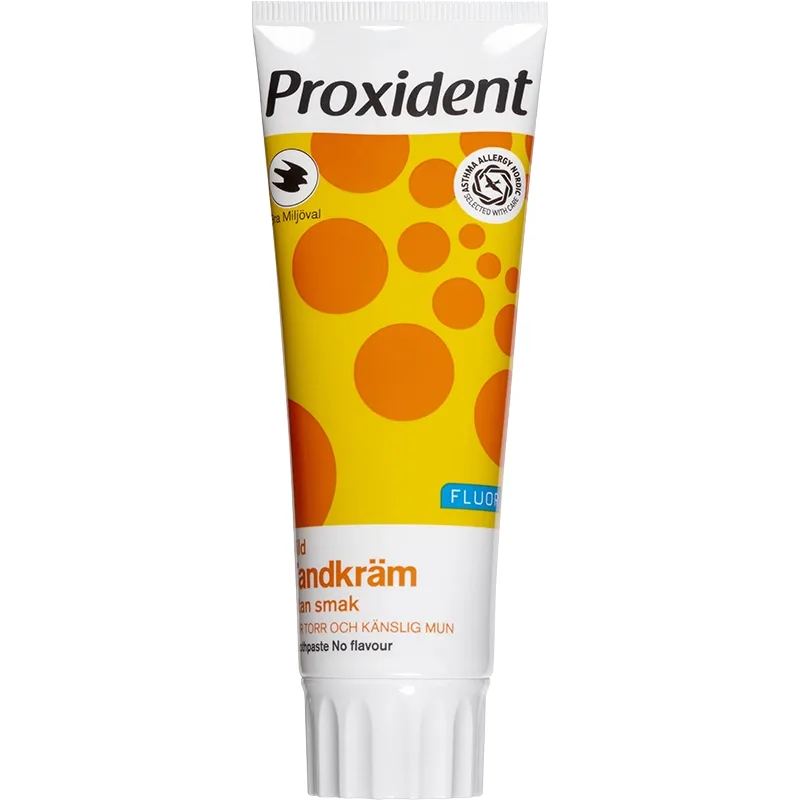 Proxident Tandkräm torr mun 75 ml från Proxident – köp hos Apotek Hjärtat