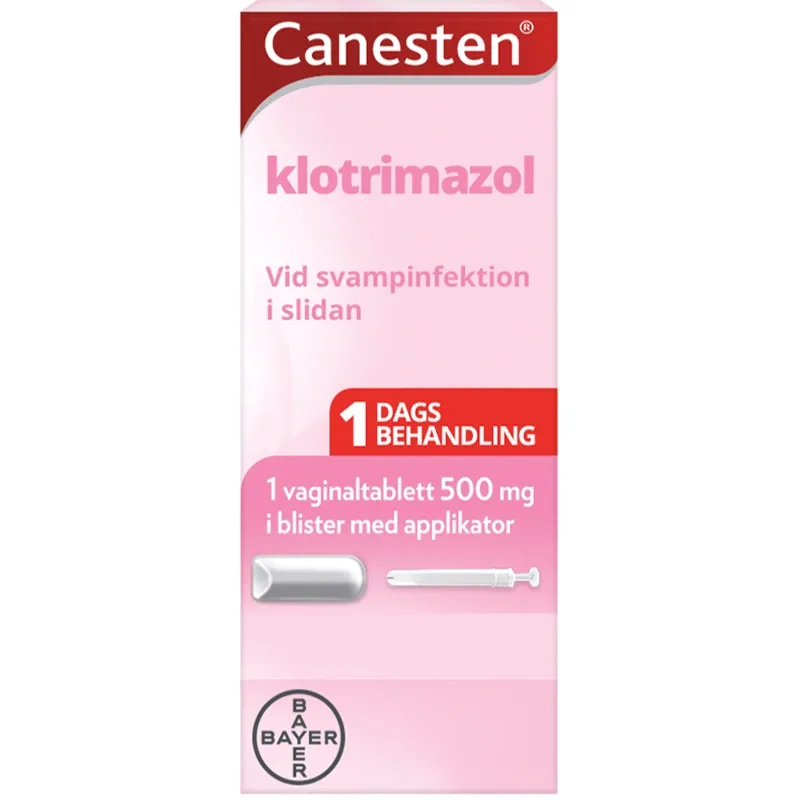 Canesten vaginaltablett 500 mg 1 st från Canesten – köp hos Apotek Hjärtat